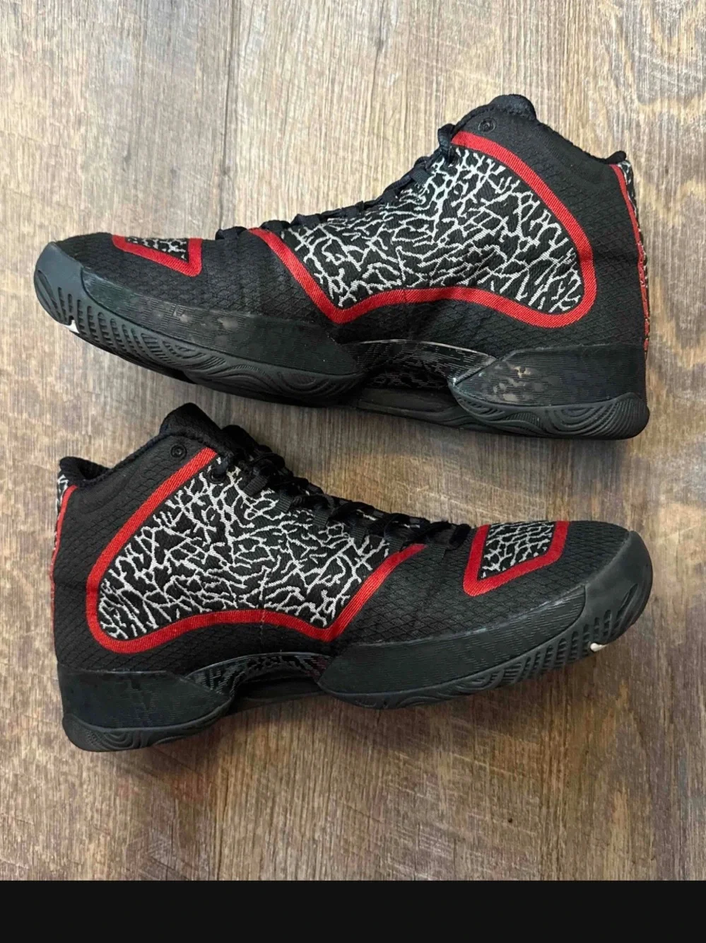 Nike Air Jordan 29 XX9 Black Gym Red Men’s Size 11 Sneakers Shoes 695515-023. Li